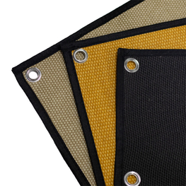 Heavy-duty fire protection blanket for welding, cutting, and grinding