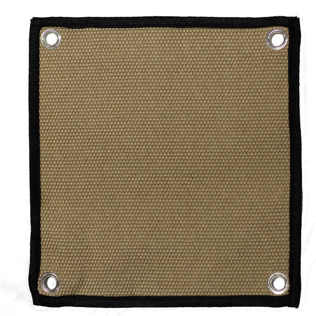 Vermiculite coated welding blanket for industrial welding protection