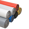 Rolls of Hypalon coated fiberglass fabric ready for industrial supply