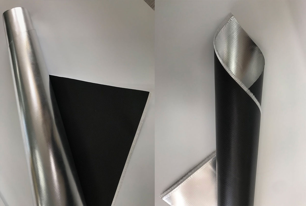 Aluminum Foil Silicone Fiberglass Fabric