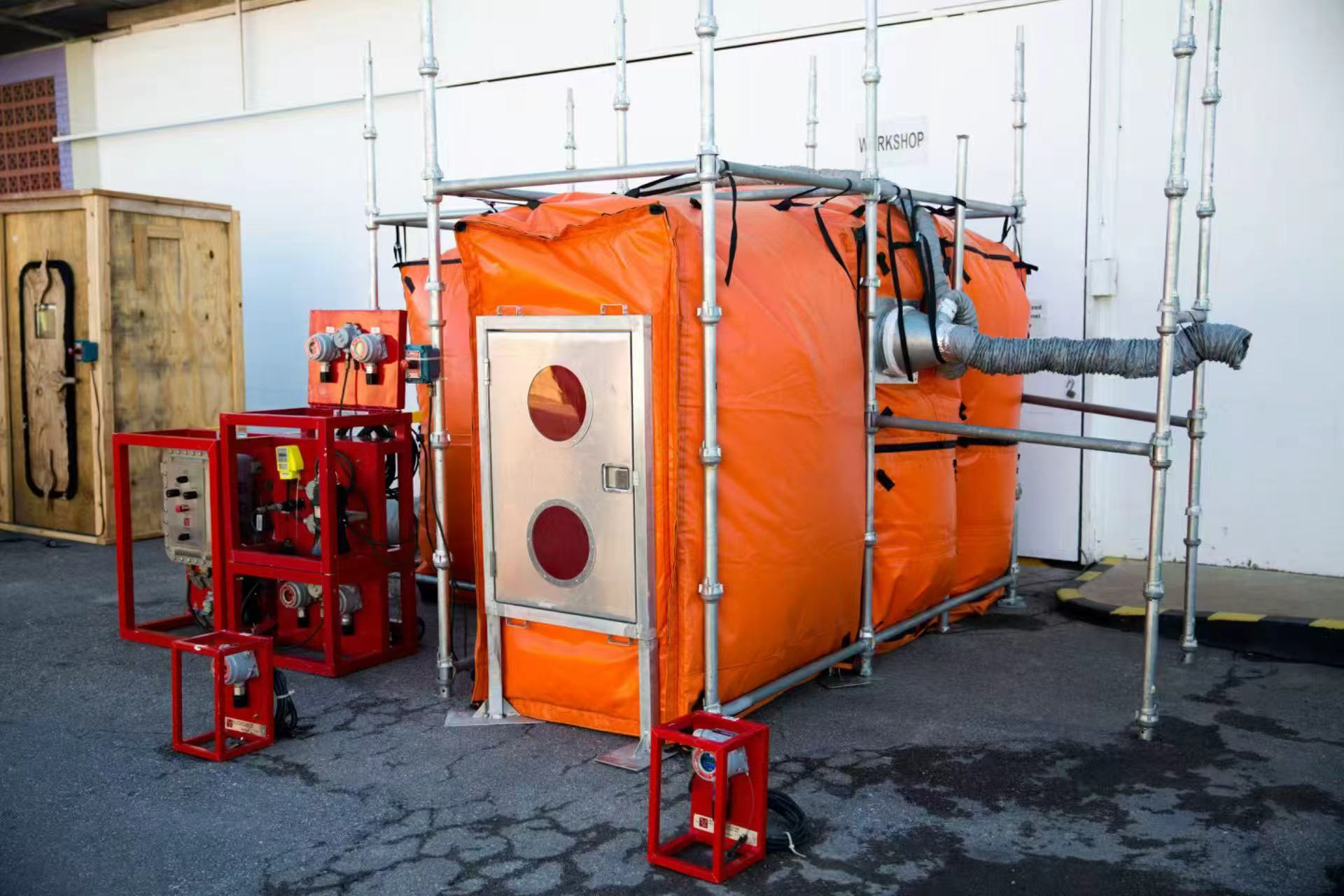 Silicone coated fiberglass fabric for chemical and industrial protection