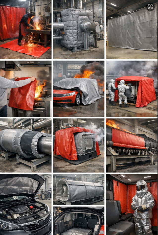 Applications of Silicone Coated Fiberglass Fabric