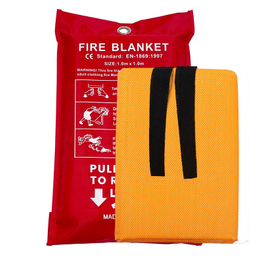 Silicone-Coated Fire Blanket