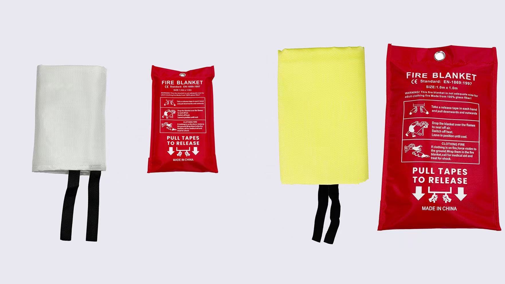 Fiberglass fire blanket manufactured by RUISHUN factory